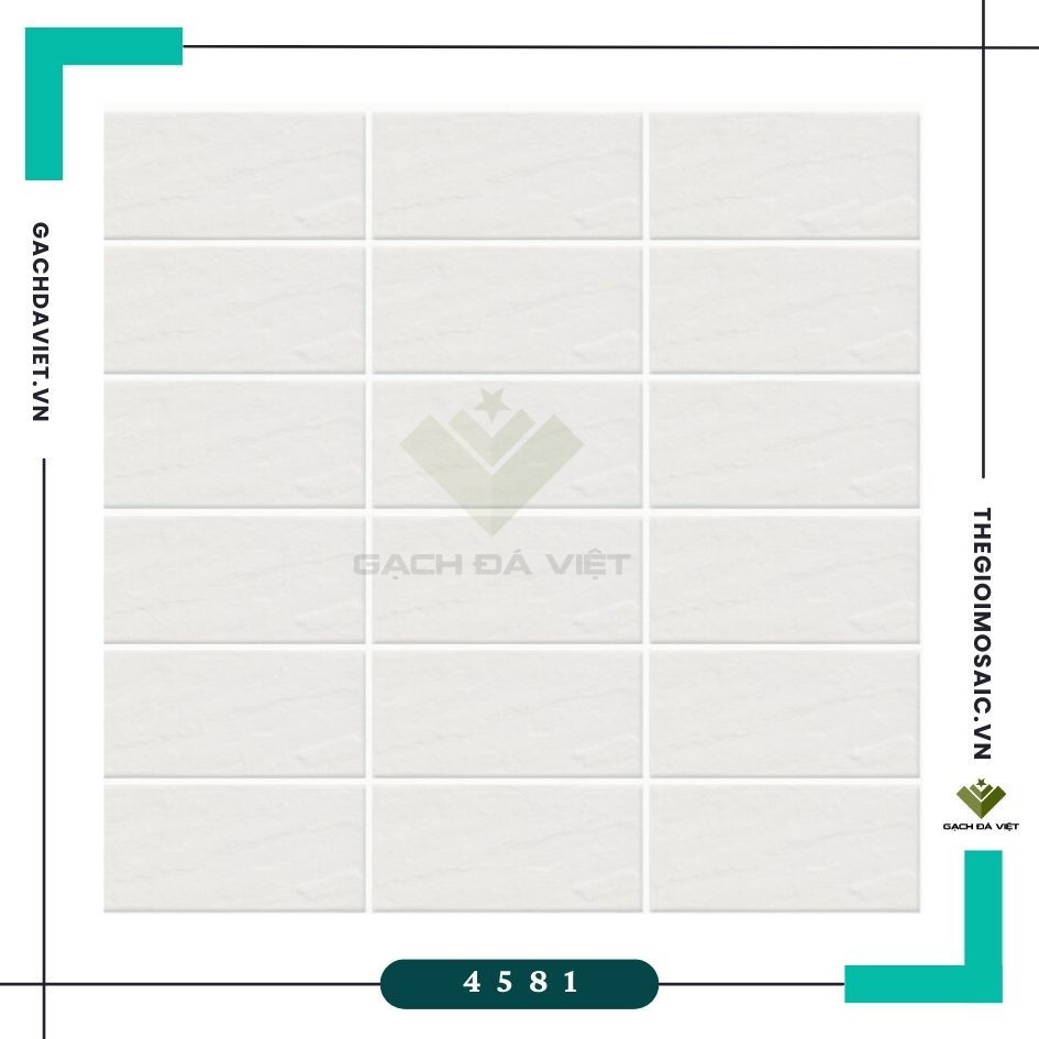 Gạch thẻ ốp tường KT 45x95mm V4581