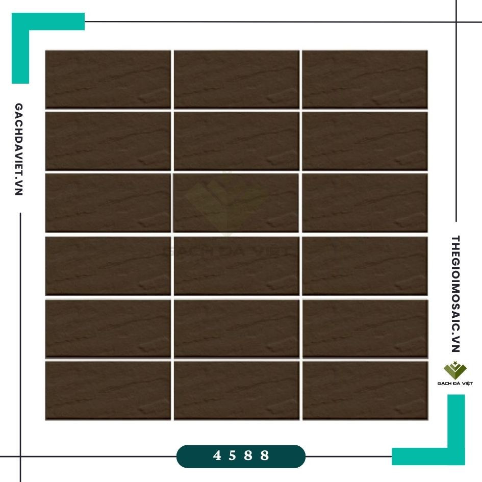 Gạch thẻ ốp tường KT 45x95mm V4588