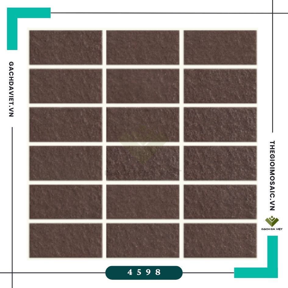 Gạch thẻ ốp tường KT 45x95mm V4598