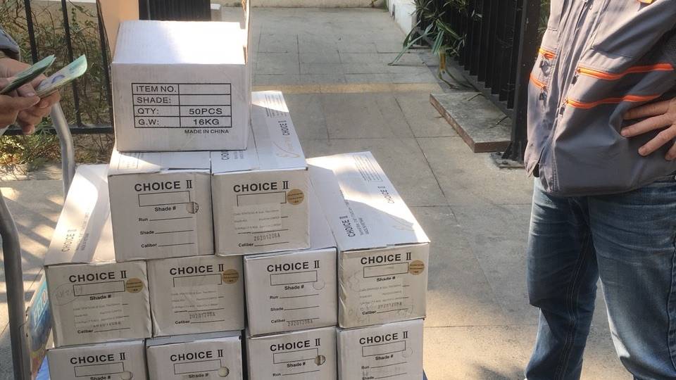 Đơn hàng gạch mosaic, gạch thẻ cho dự án dự án Sunny garden , Hòa Bình