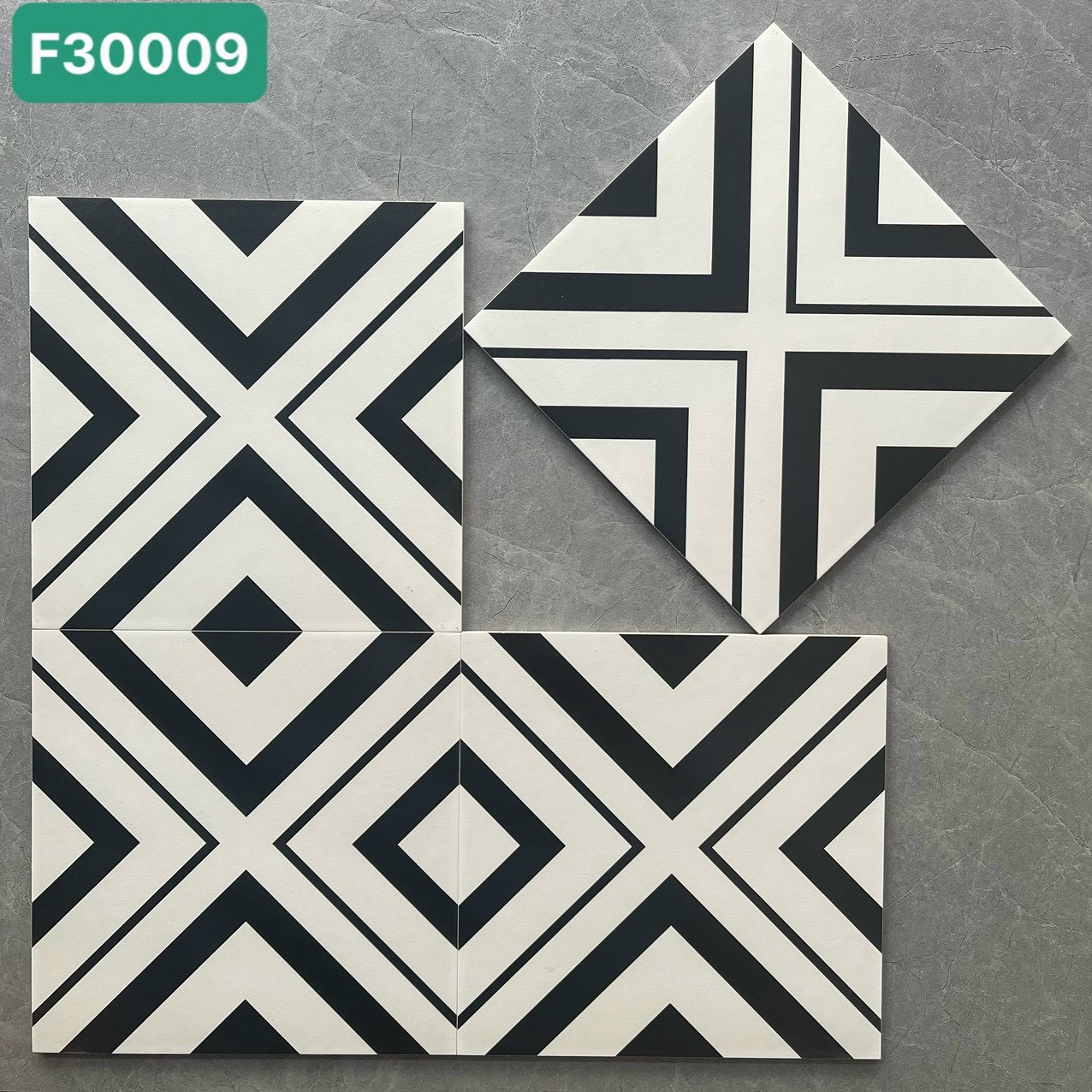 Gạch bông men KT 300x300mm V-F30009