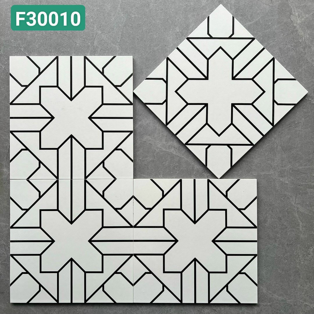 Gạch bông men KT 300x300mm V-F30010