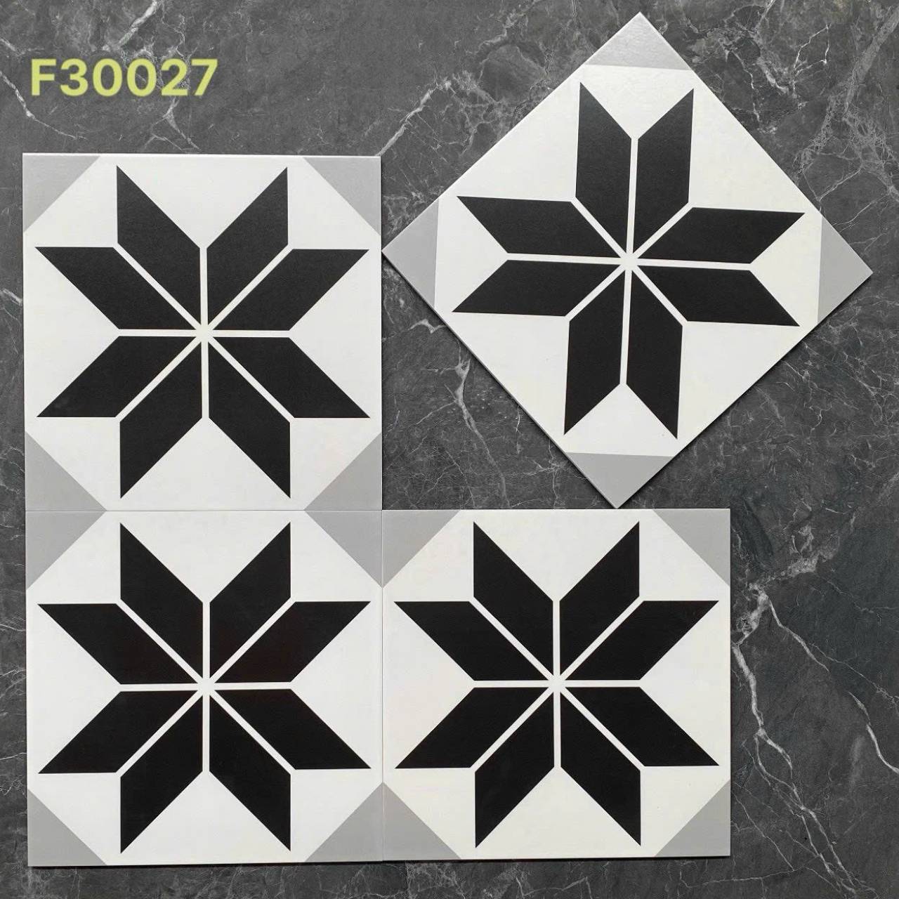 Gạch bông men KT 300x300mm V-F30027