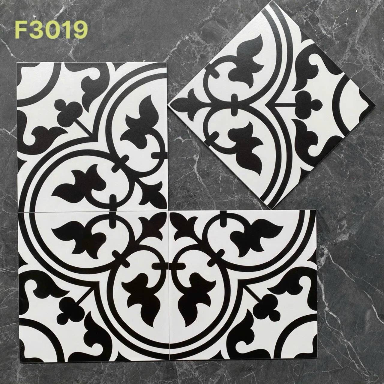 Gạch bông men KT 300x300mm V-F3019