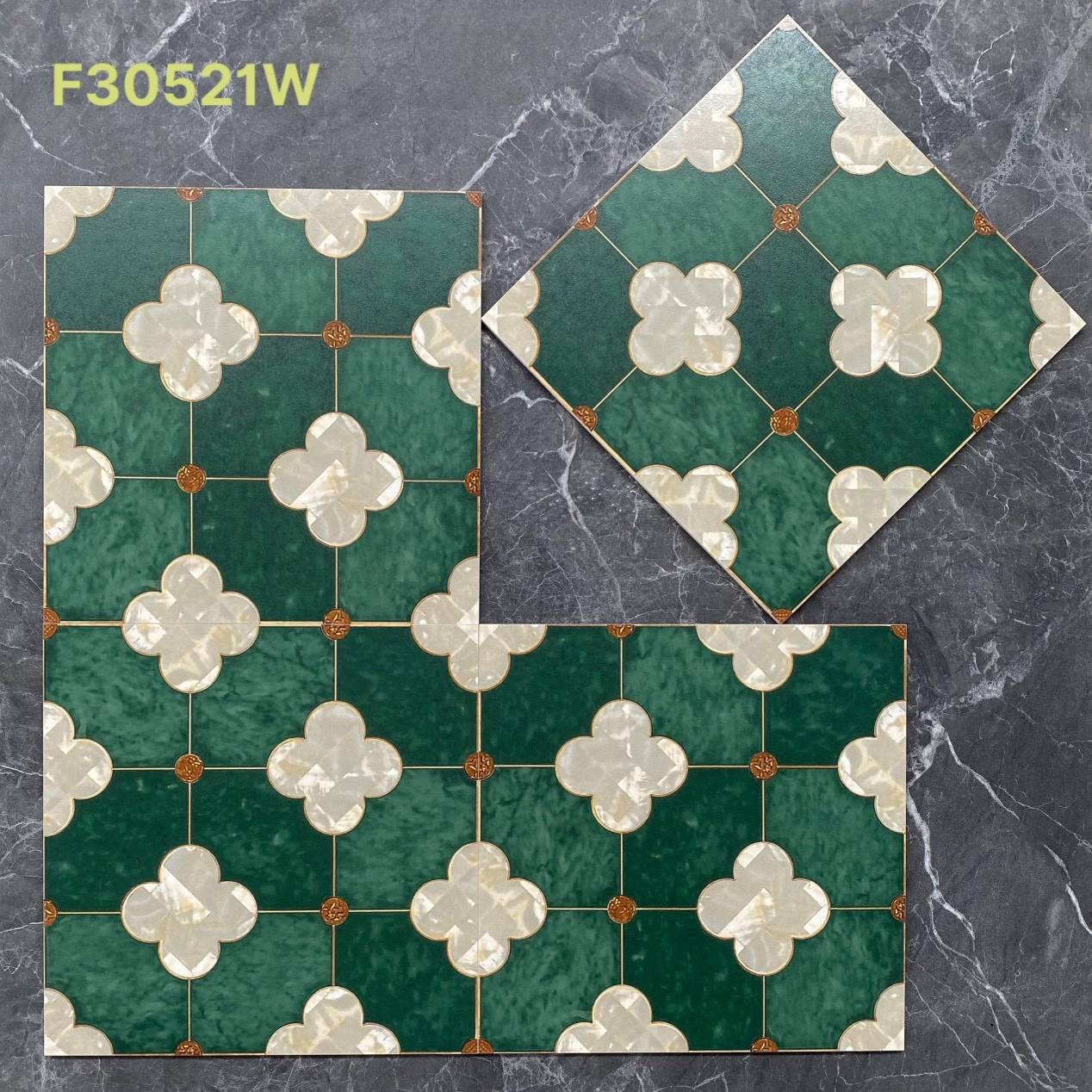 Gạch bông men KT 300x300mm V-F30521W