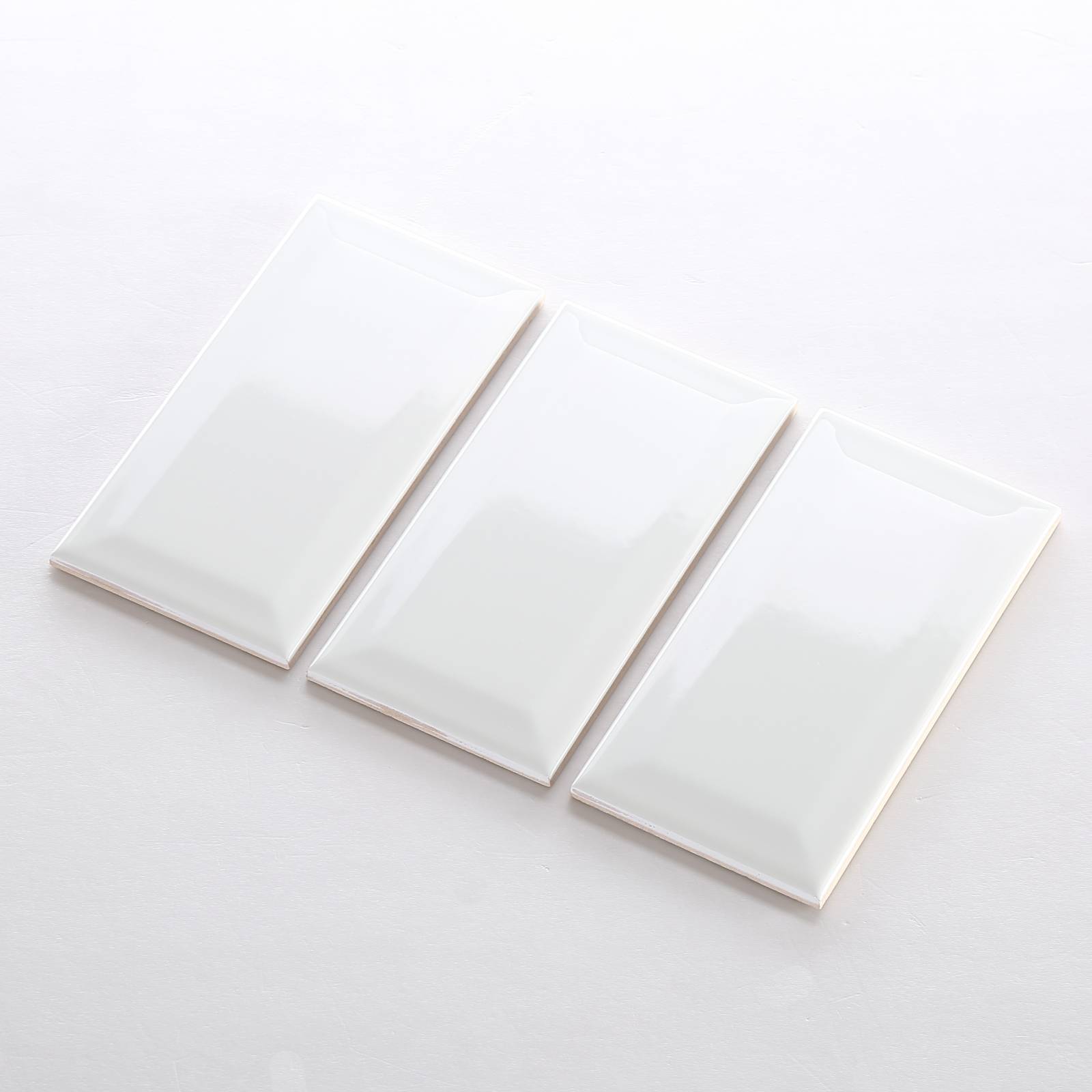 Gạch thẻ trắng bóng vát KT 100x200mm V1200X