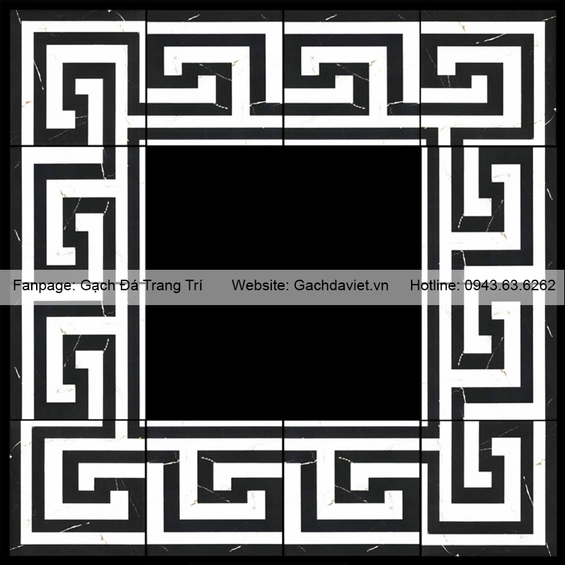 Gạch bông viền KT 200x200mm GBV-V2210