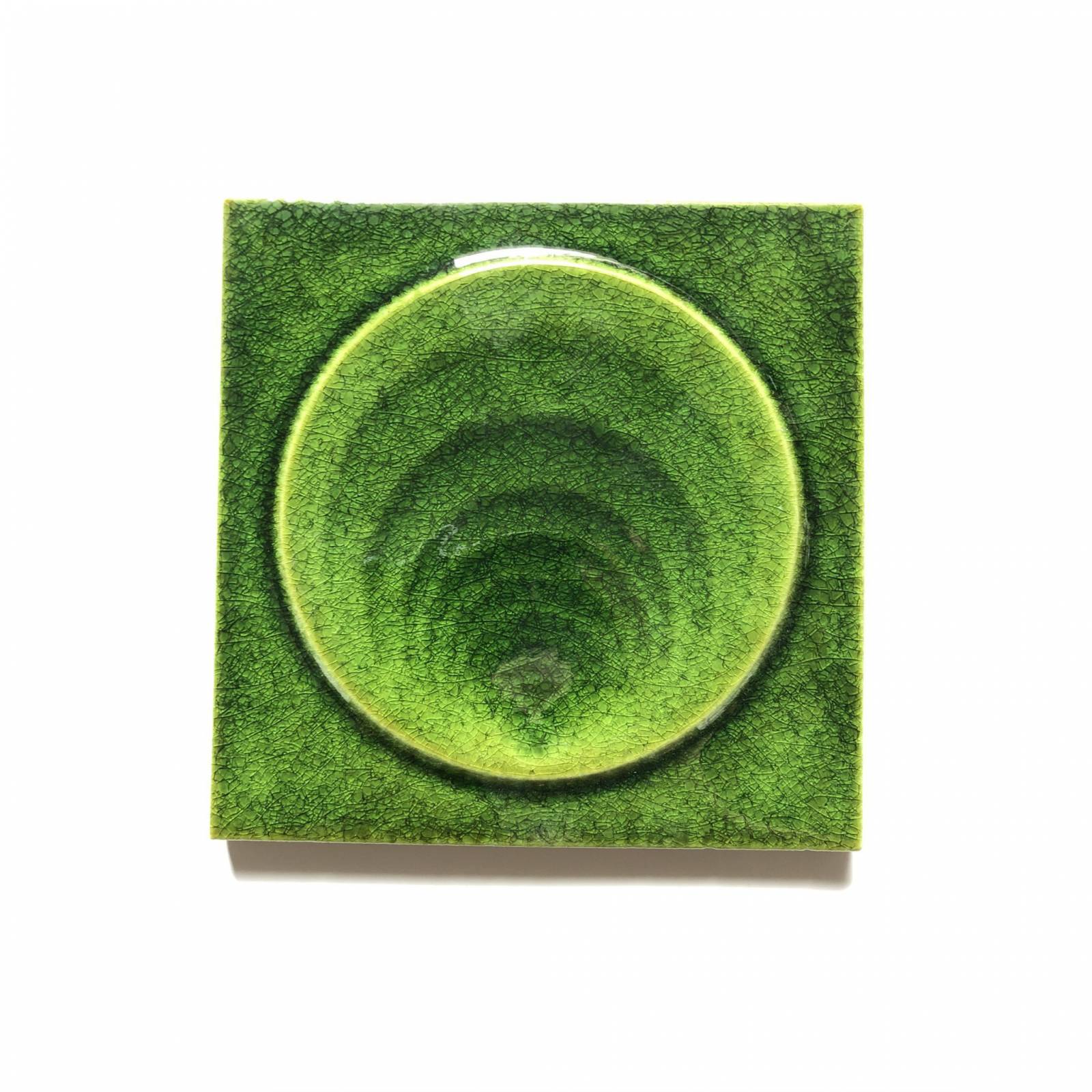 Gạch men rạn handmade xanh lá 15x15cm V1506M2