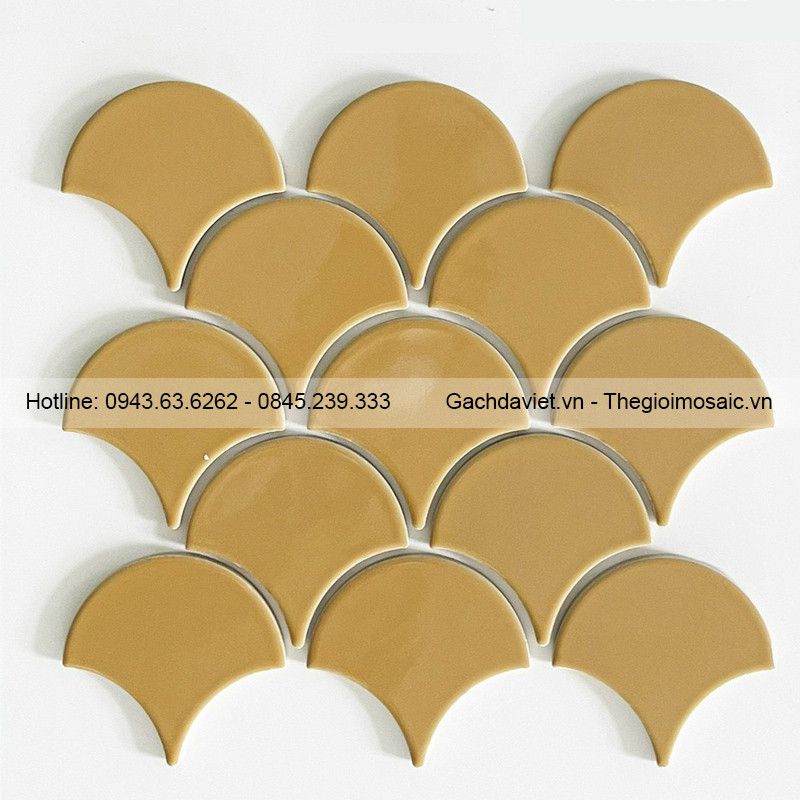 Gạch mosaic vảy cá MSVC-GP-FT113YL