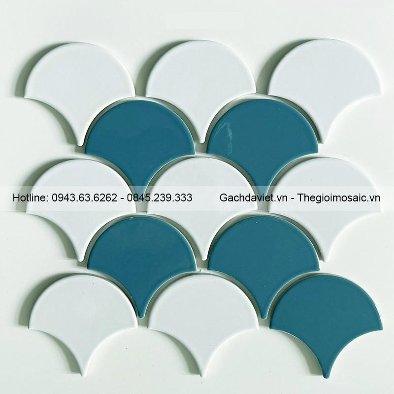 Gạch mosaic vảy cá  MSVC-GP-FT1168B6