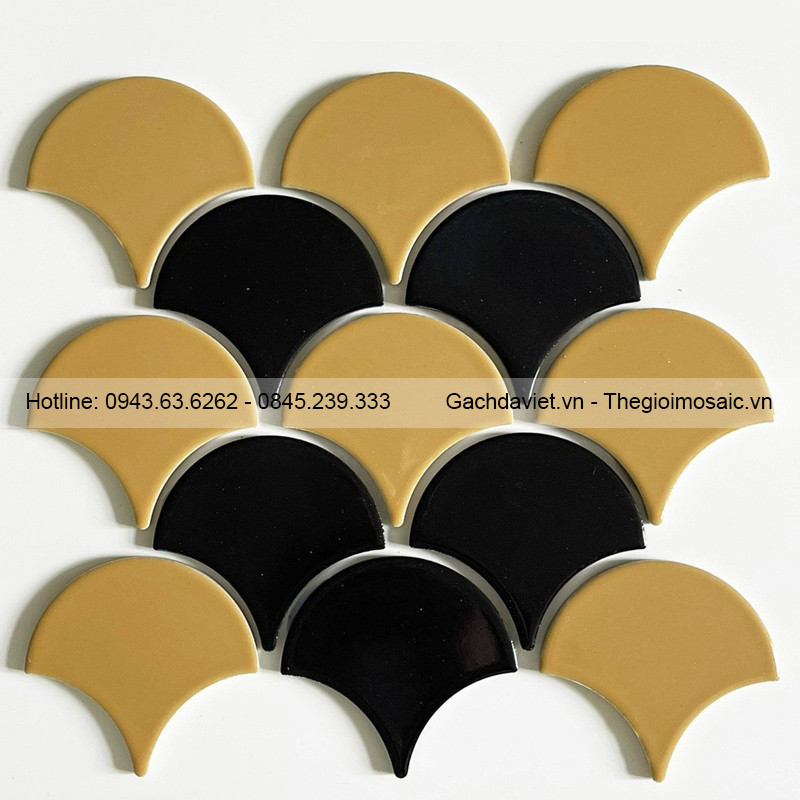 Gạch mosaic vảy cá  MSVC-GP-FT1137