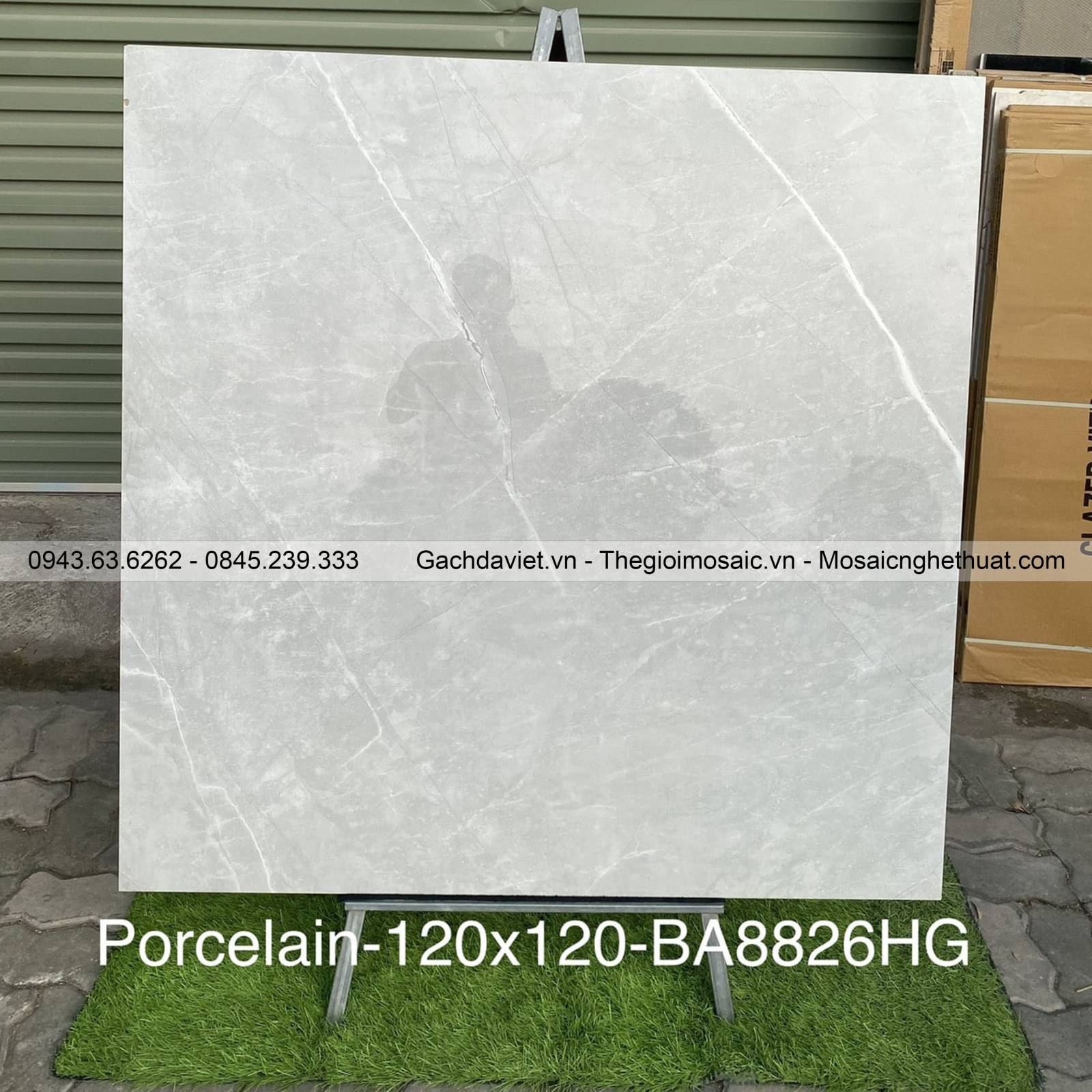 Gạch Ấn Độ nhập khẩu KT 120x120cm V-BA120-Porcelain 8826HG