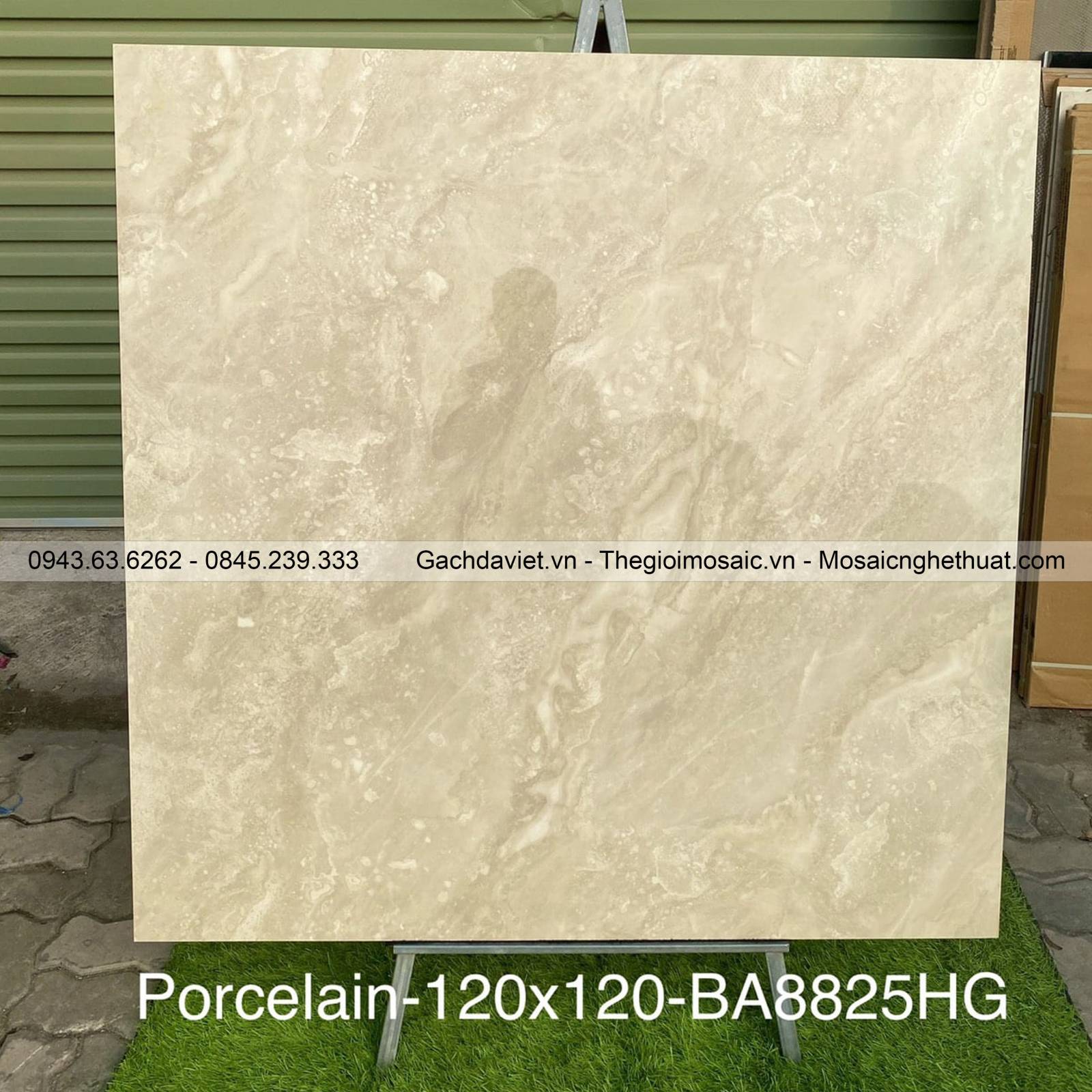 Gạch Ấn Độ nhập khẩu KT 120x120cm V-BA120-Porcelain 8825HG