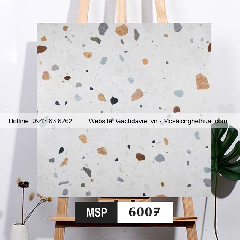 Gạch ốp lát terrazzo kích thước 600x600mm VTR6007
