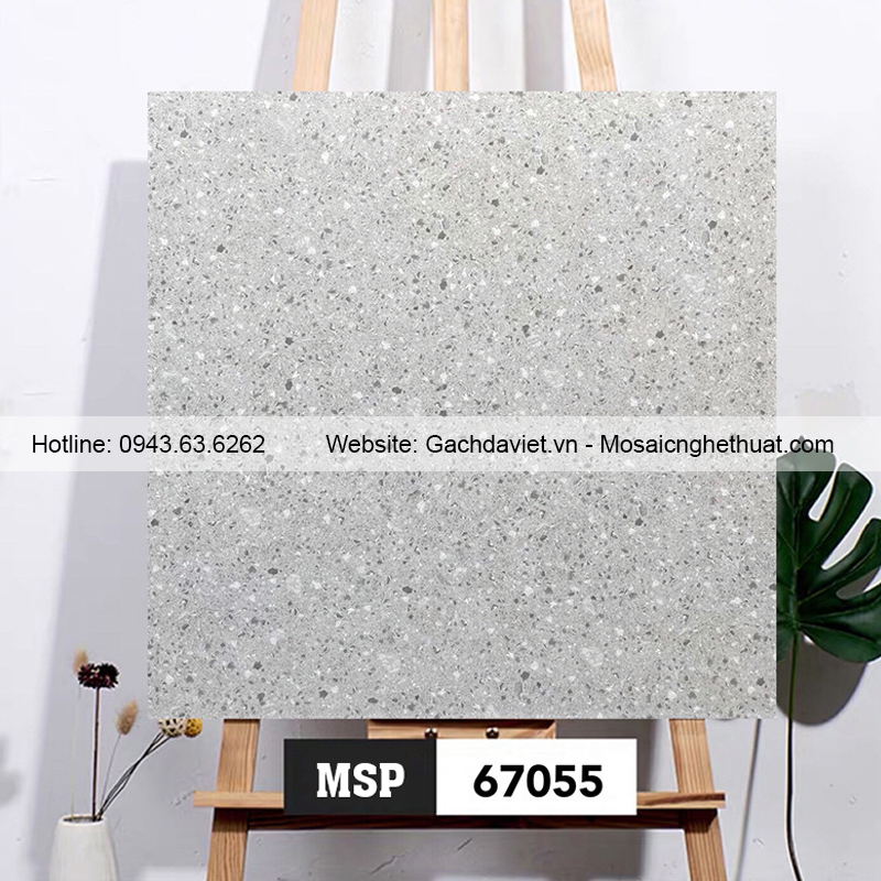 Gạch ốp lát terrazzo kích thước 600x600mm VTR67055