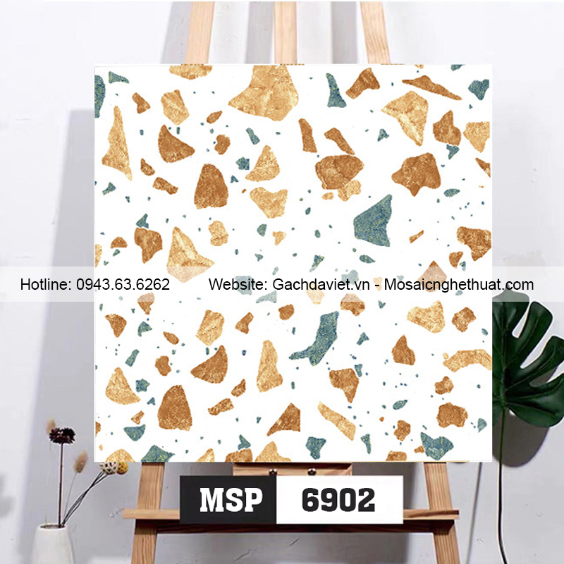 Gạch ốp lát terrazzo kích thước 600x600mm VTR6902