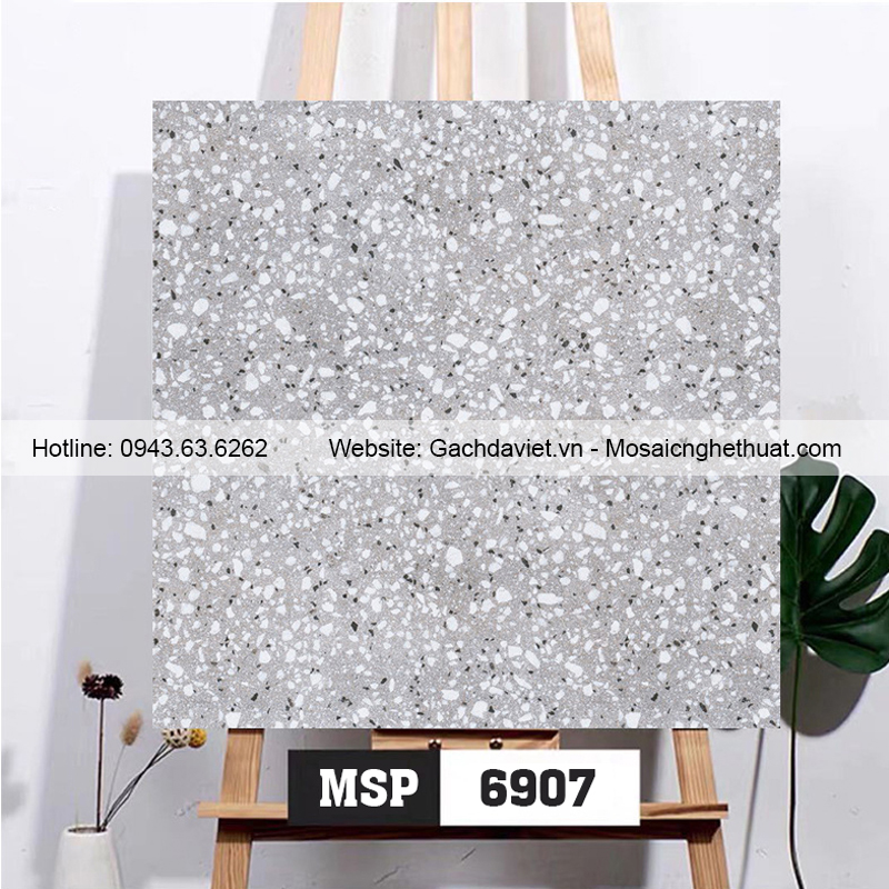 Gạch ốp lát terrazzo kích thước 600x600mm VTR6907