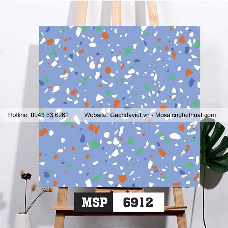 Gạch ốp lát terrazzo kích thước 600x600mm VTR6912