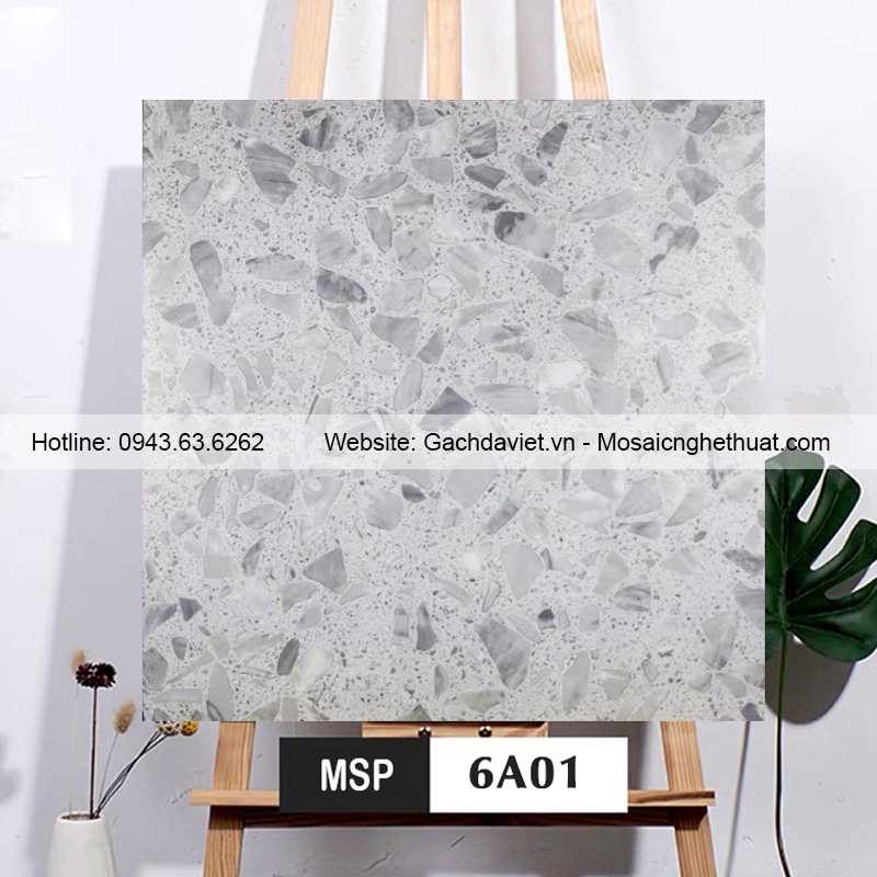 Gạch ốp lát terrazzo kích thước 600x600mm VTR6A01