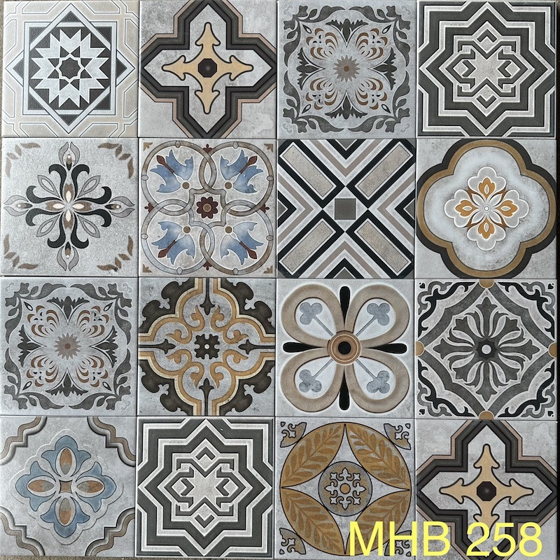 Gạch bông men KT 200x200mm V-MBH 258