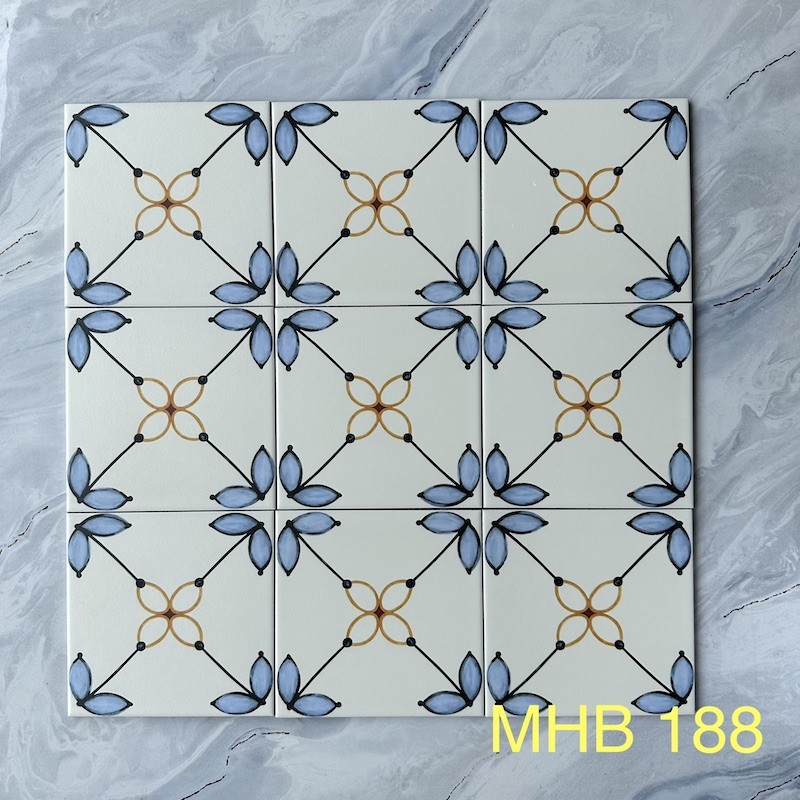 Gạch bông men KT 200x200mm V-MHB 188