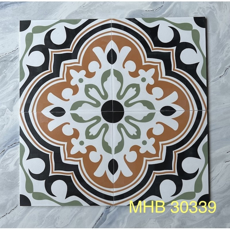 Gạch bông men KT 300x300mm V-MBH 30339