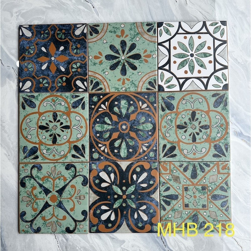 Gạch bông men KT 200x200mm V-MHB 218