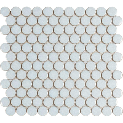 Gạch mosaic bi tròn màu xám bạc VAMLRA5