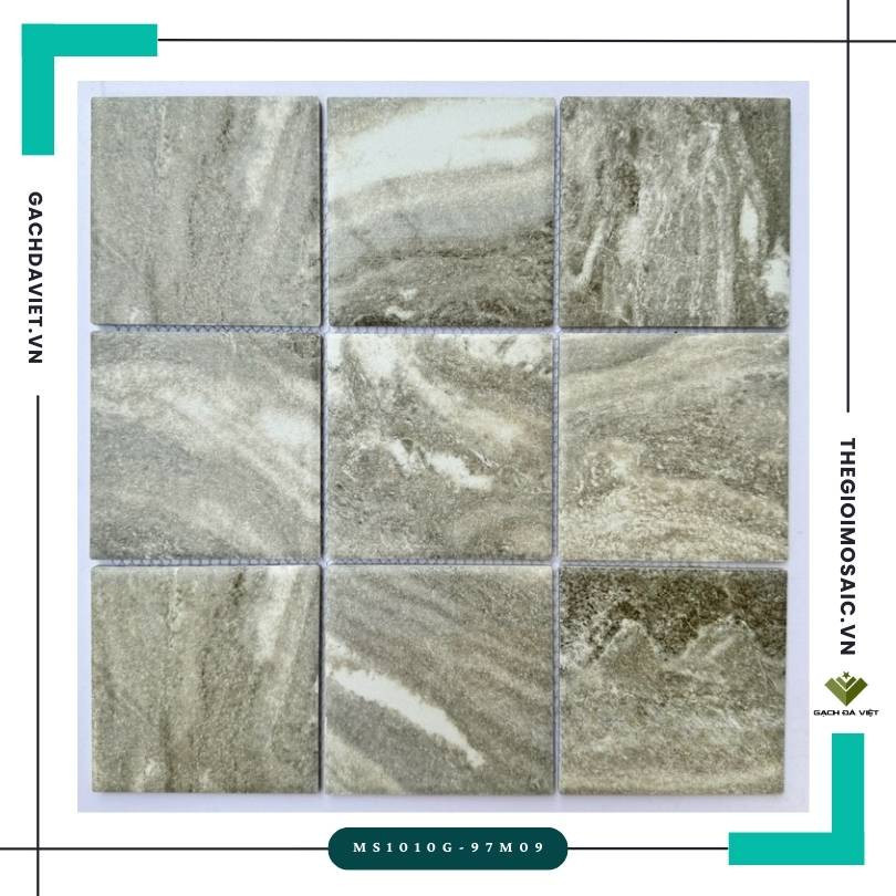 Gạch mosaic 10x10 gốm vuông MS1010G-97M09
