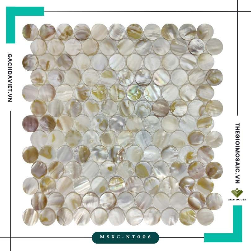 Gạch mosaic ốc xà cừ MSXC-NT006