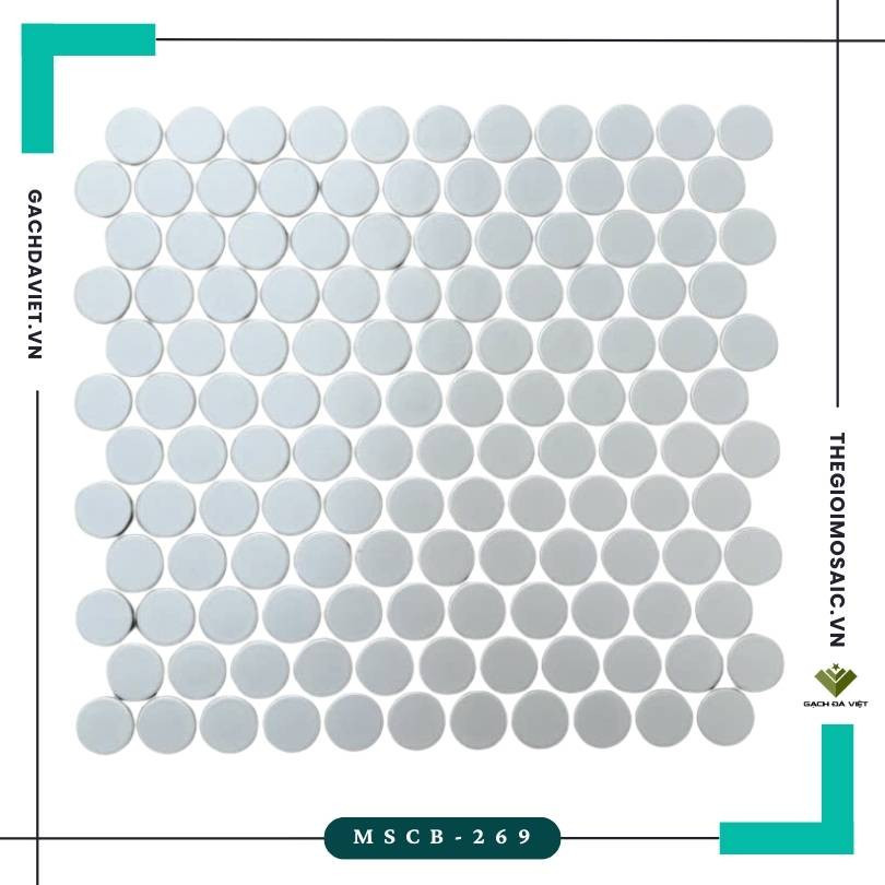 Gạch mosaic chấm bi MSCB-269