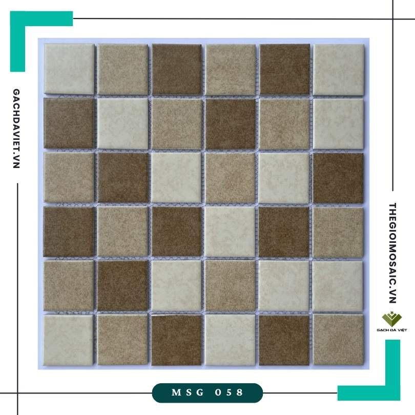 Gạch mosaic gốm KT  48x48 MSG 48-058