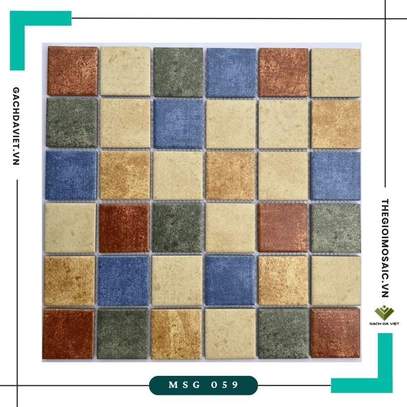 Gạch mosaic gốm KT  48x48 MSG 48-059