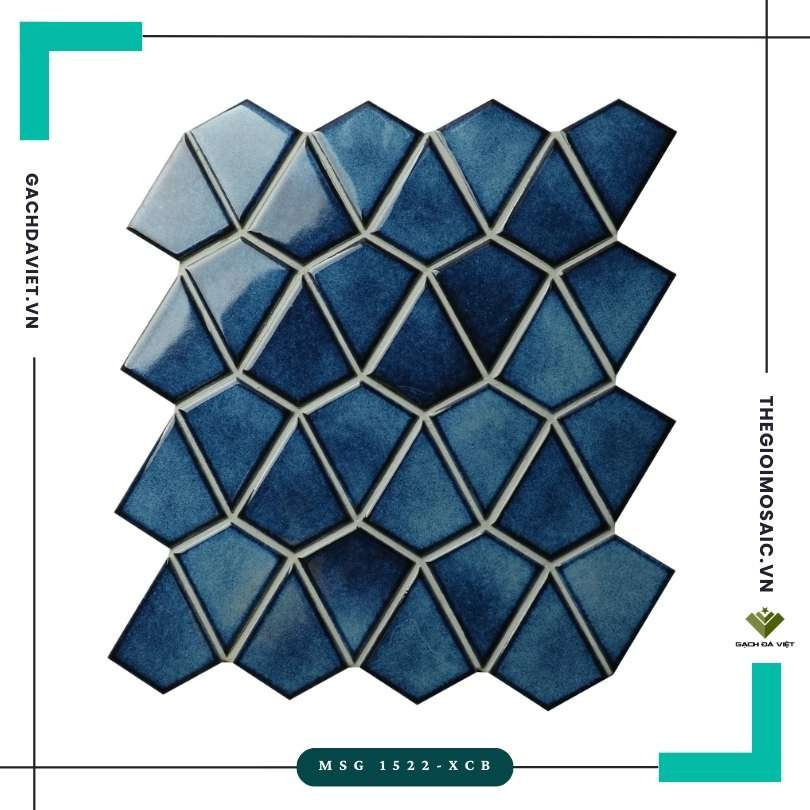 Gạch mosaic kim cương 1522-XCB