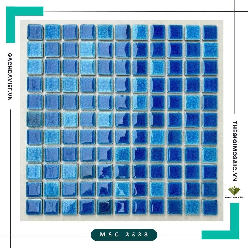 Gạch mosaic gốm KT 25x25 MSG 2538B