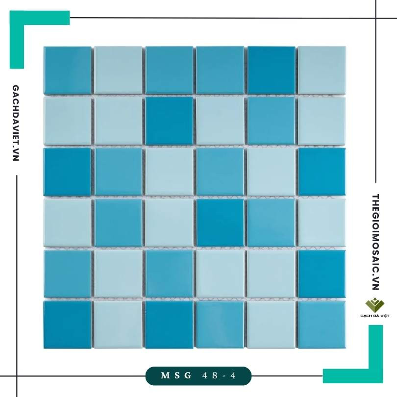 Gạch mosaic gốm KT  48x48 MSG 48-04