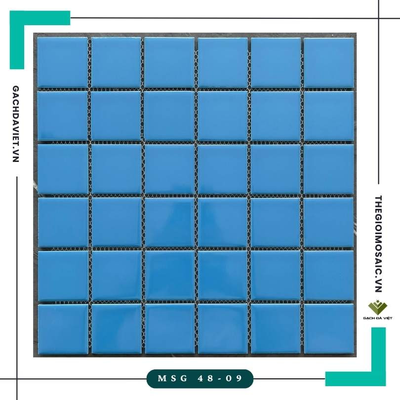 Gạch mosaic gốm KT  48x48 MSG 48-09