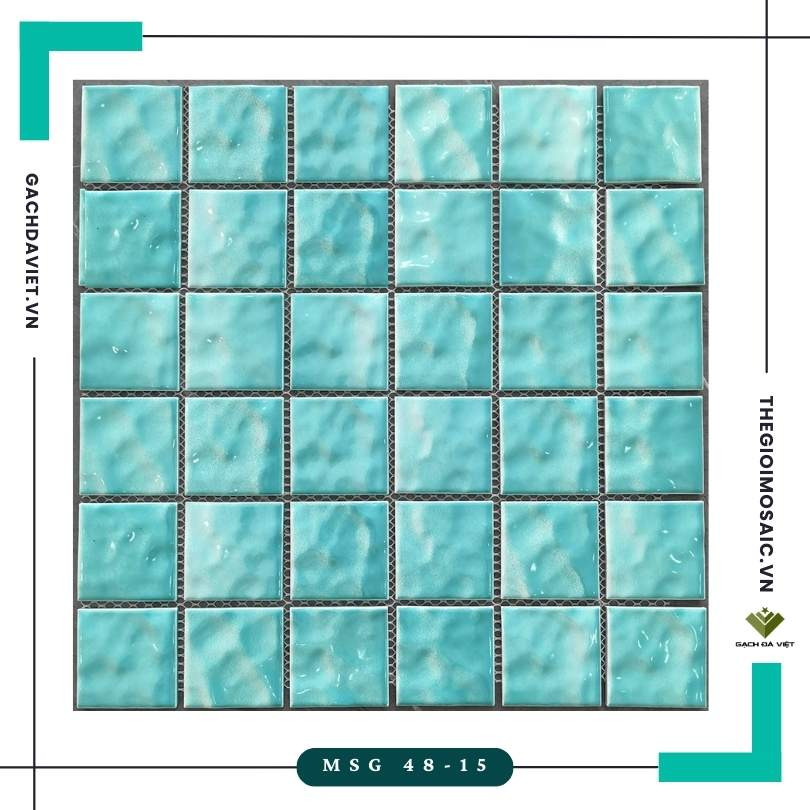 Gạch mosaic gốm KT  48x48 MSG 48-15