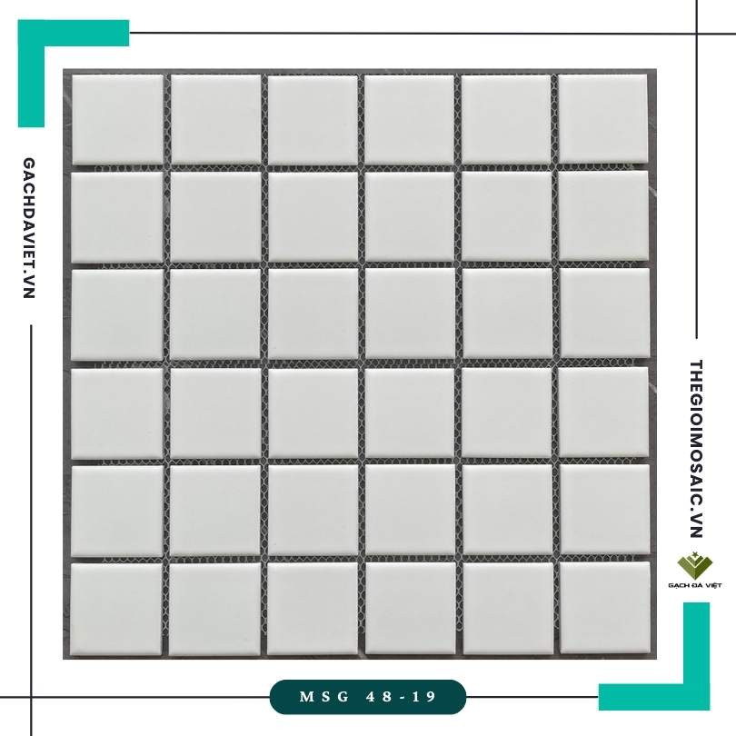 Gạch mosaic gốm KT  48x48 MSG 48-19