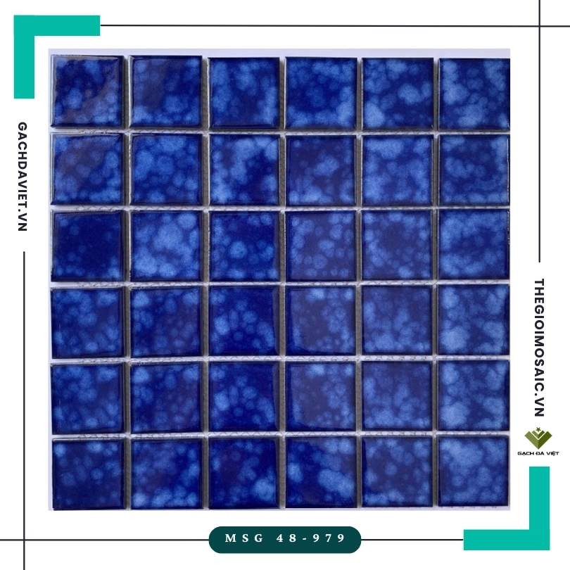Gạch mosaic gốm KT  48x48 MSG 48-979