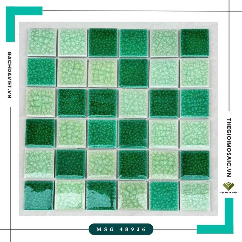 Gạch mosaic gốm KT  48x48 MSG 48936