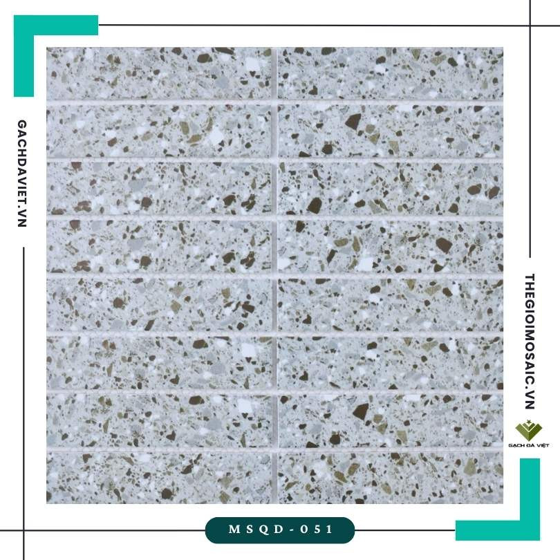 Gạch mosaic trang trí KT 32,5x145mm MSQD-051