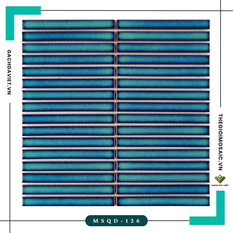 Gạch mosaic trang trí KT 15x145mm MSQD-126