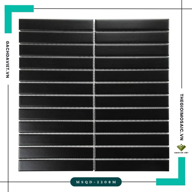 Gạch mosaic trang trí KT 22x145mm MSQD-2208M