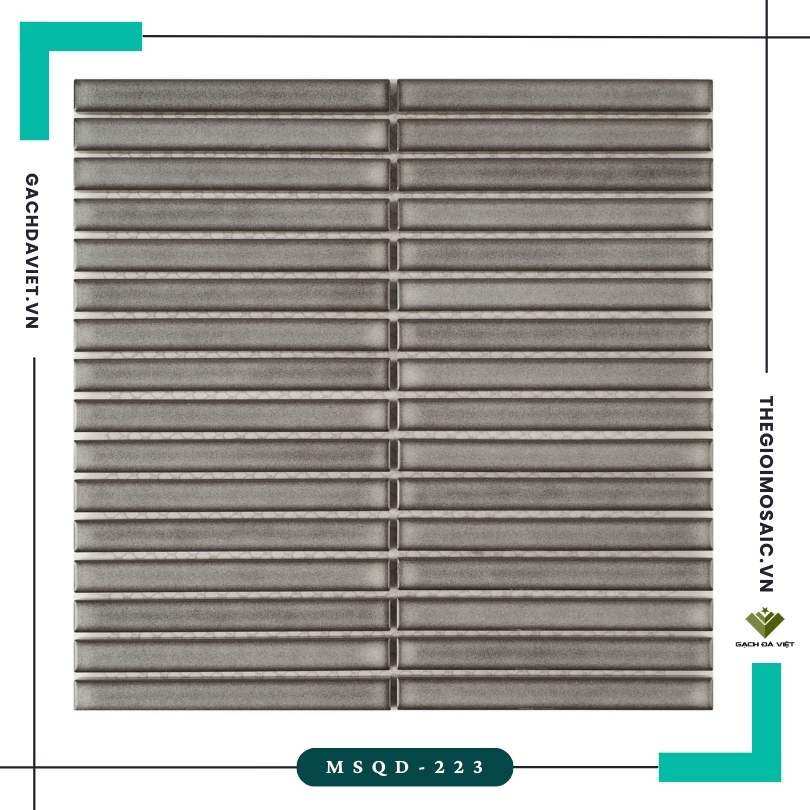 Gạch mosaic trang trí KT 15x145mm MSQD-223
