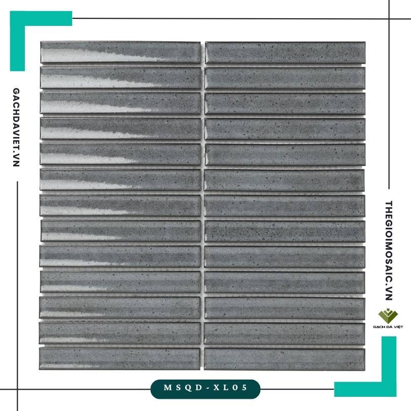 Gạch mosaic trang trí KT 20x145mm MSQD-XL05