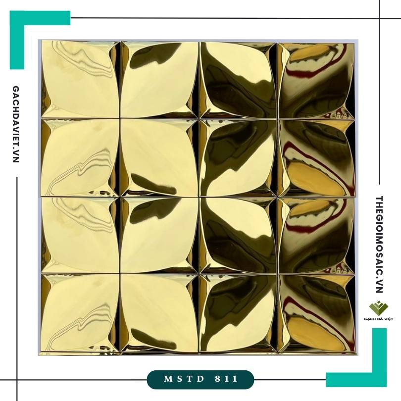 Gạch mosaic thủy tinh tĩnh điện   MSTD 811