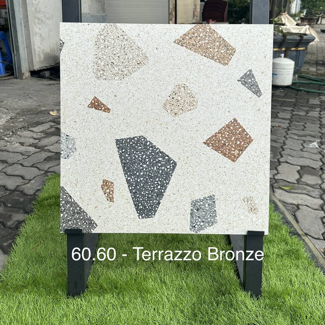 Gạch Ấn Độ KT 60x60cm V-BA-TERRAZZO  BRONZE