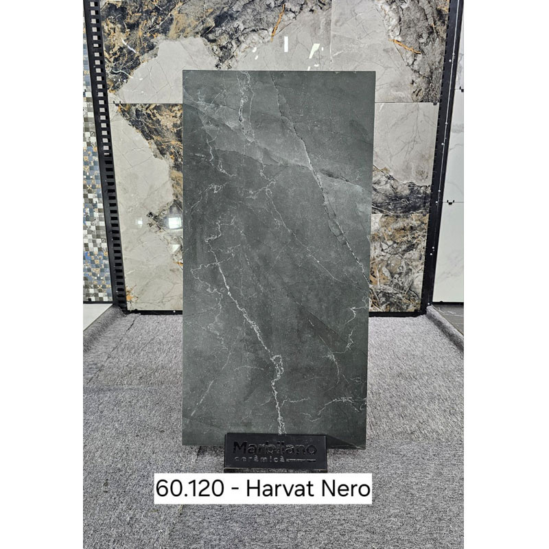 Gạch Ấn Độ nhập khẩu KT 60x120cm V-HAVART NERO