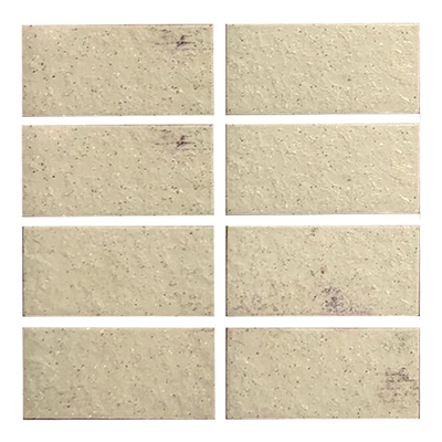 Gạch thẻ ốp tường màu kem bề mặt sần 45x95mm V5903